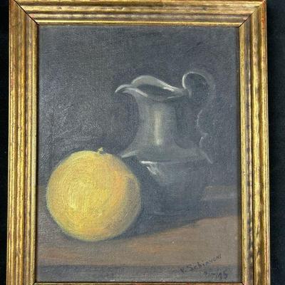 1930's Oil Painting Still Life