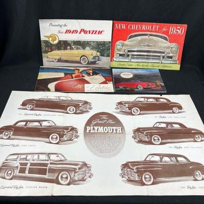 1940's-50's Car Brochures