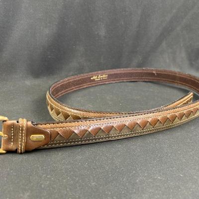 Paolo de Ponte 36 Italian Leather Belt