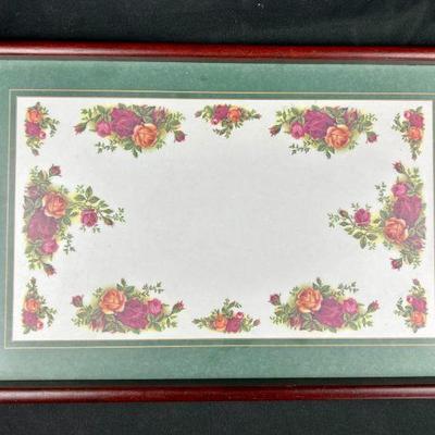 Cloverleaf Roses Beech Tray