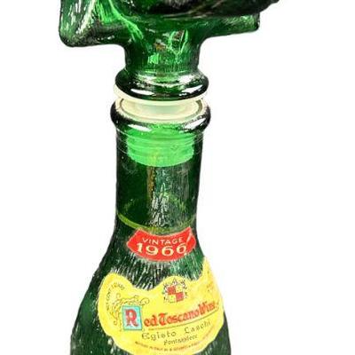 1966 Tuscan Wine Green Dog Decanter