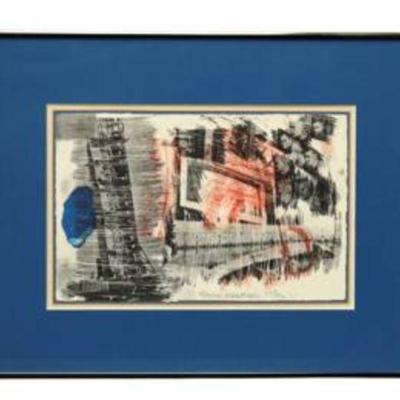 Robert Rauschenberg SIGNED, Dated and numbered lithograph
