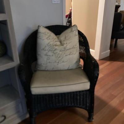 Wicker chair, set of 2