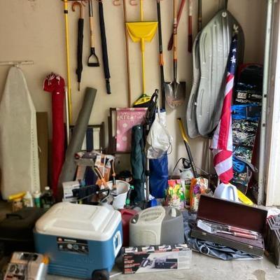 Feast your eyes on all this outdoor gardening, camping, yard gear!~