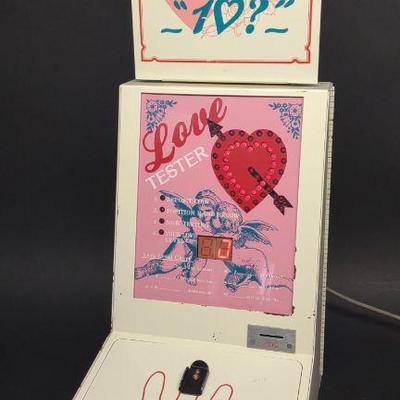 Love Tester Coin Op. Arcade Machine (Works)