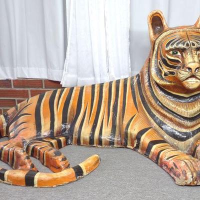 Sergio Bustamante Tiger Sculpture Art (b 1949 MX)