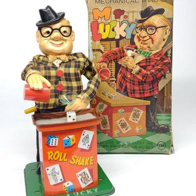 Japan Mr. Lucky Wind-Up Toy w/ Box