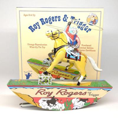 Roy Rogers & Trigger Wind-Up Schylling Modern Toy