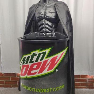 Batman Mountain Dew Store Display Cooler 64