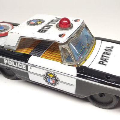 Daiya Tin Friction Police Car Toy PD 110