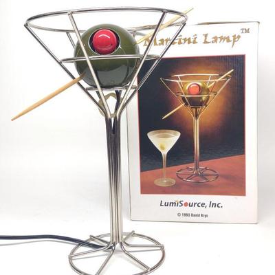 1993 David Krys Martini Lamp w/ Box (works)