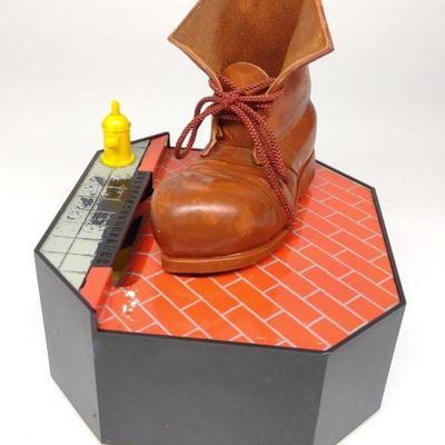 1970s Battery Op Shoe Coin Bank (Poynter Prod.)