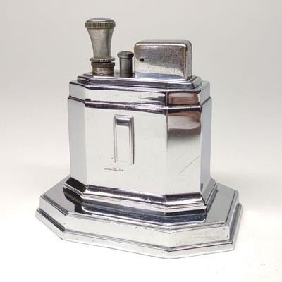 Ronson Touch Tip Octette Table Lighter (Chrome)