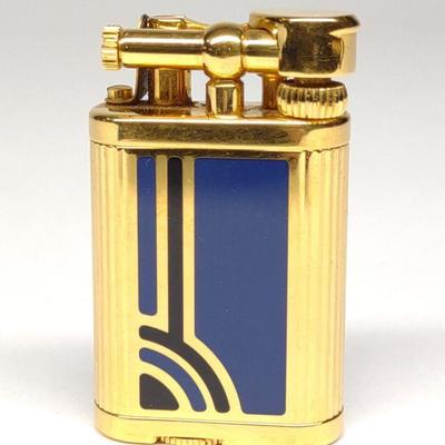 Dunhill Enamel Gold Plated Unique Lighter