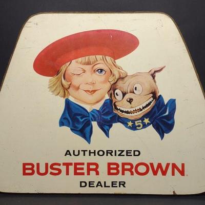Buster Brown Dealer Sign