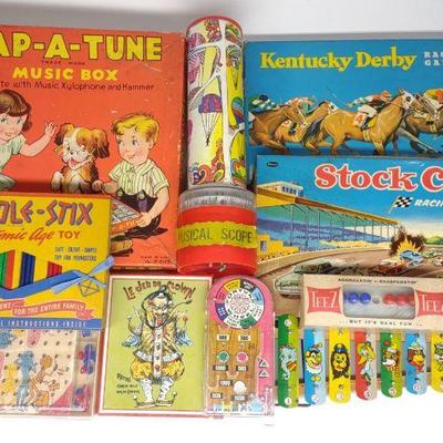 11 Vintage Childrens Games & Toys