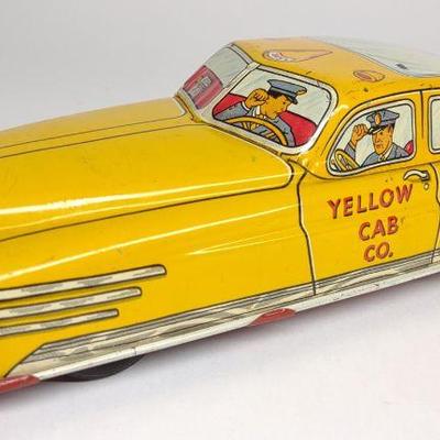 Marx Tin Wind-Up Taxi Cab Toy