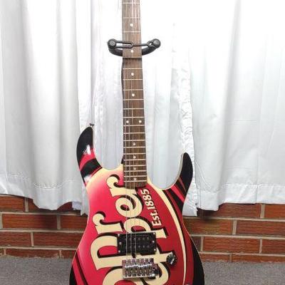 Dr Pepper Promo Electric Guitar w/ Stand