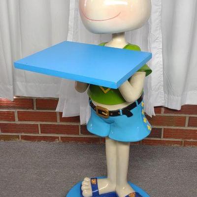 Bobble Head Boy Store Display / Stand (34" tall)