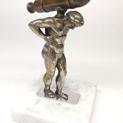 Vintage Cigar Striker Lighter of Atlas & Rocket