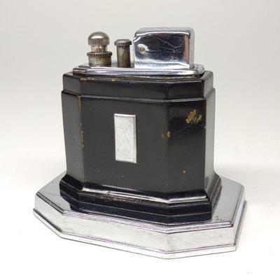 Ronson Touch Tip Octette Table Lighter (Black)