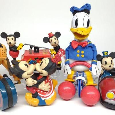 5 Schylling Wind-Up Mickey Mouse Disney Toys
