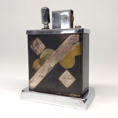 French Klik Touch Tip Table Lighter (Art Deco)