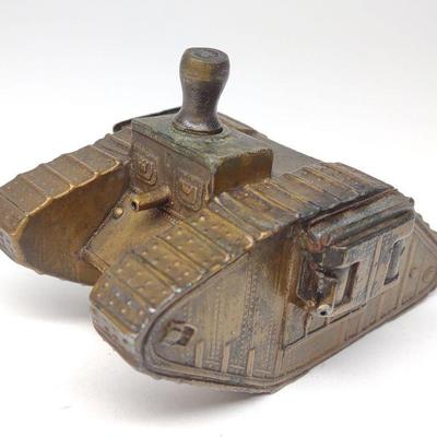 1920 Ronson WWI Tank Cigar Striker Lighter