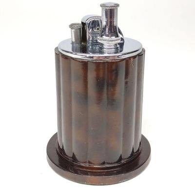 1930s Ronson Grecian Touch Tip Table Lighter