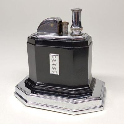 Ronson Touch Tip Octette Table Lighter (Black)
