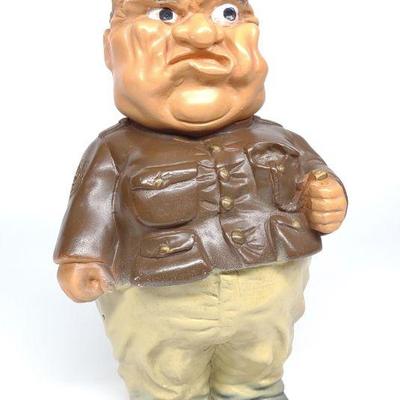 WWII US Army Sergeant Chalkware Coin Bank