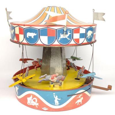 Wolverine Tin Litho Merry-Go-Round Toy #31