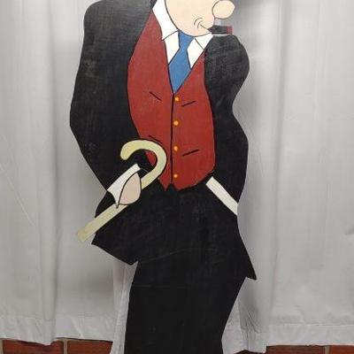 62" 1920s Style Gangster Cutout (double sided)