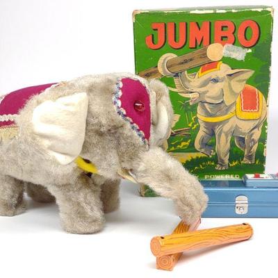 Alps Japan Battery Op Jumbo Elephant Toy w/ Box