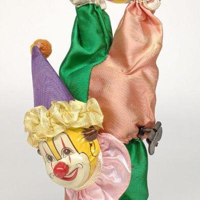 Japan Wind-Up Handstand Clown Toy