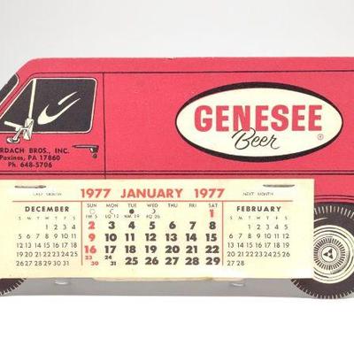 1977 Genesee Beer Advertising Calendar (unused)