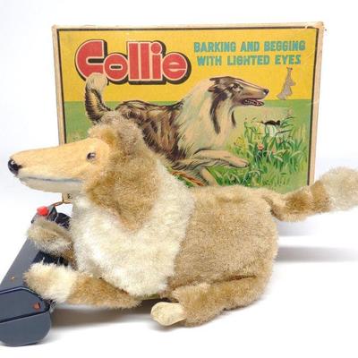 Alps Japan Battery Op. Collie Remote Control Toy