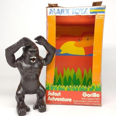 Marx Safari Adventure Gorilla Toy w/ Box