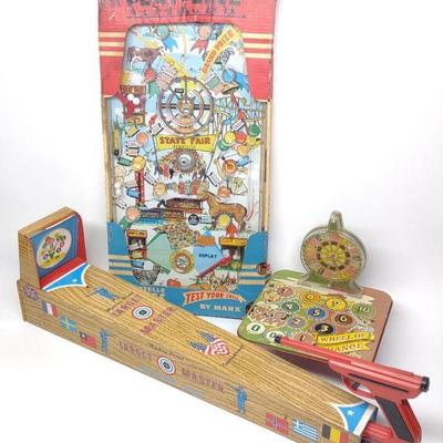 3 Tin Marx & Ohio Art Toy Games