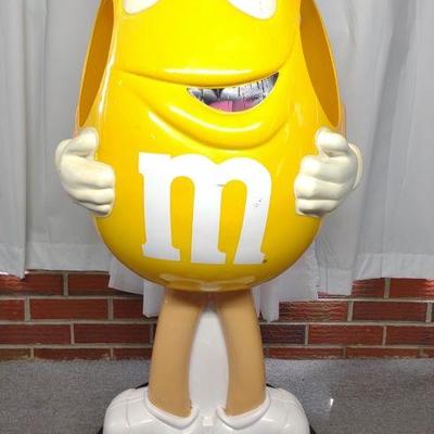 Yellow M&M Store Display Candy Holder