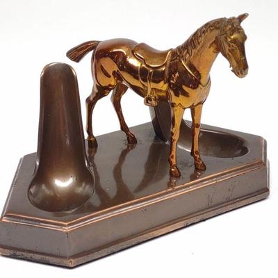 Vintage Ronson Figural Horse Pipe Holder / Stand
