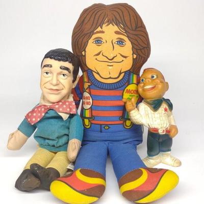 3 Vintage TV Show Toy Doll Characters