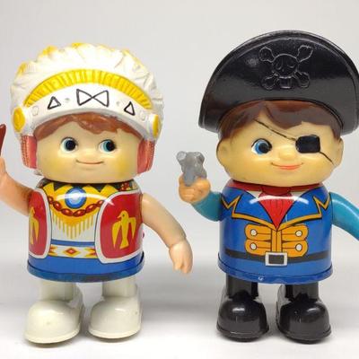 2 Bandai Japan Mini-Mate Battery Op Toys (works)