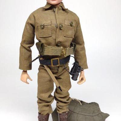 Vintage GI Joe Action Soldier, Poncho, Jungle Kit