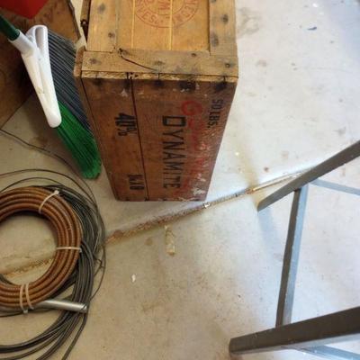 Antique Dynamite Wood Box