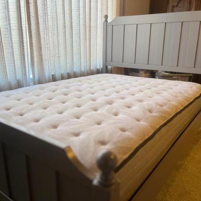 Gently used queen size bed.