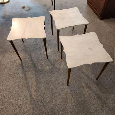 3 Mid Century Side Tables.