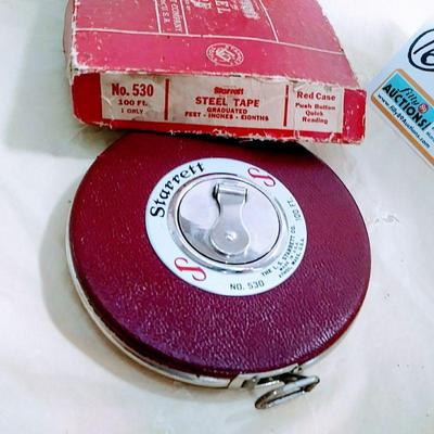 100 ft Starrett Steel Tape Vintage