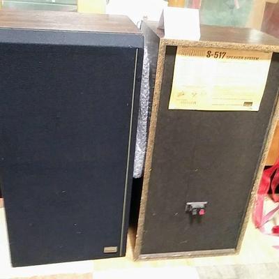 Sansui Stereo Speakers Vintage