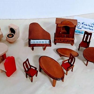 Miniature Piano & Furniture